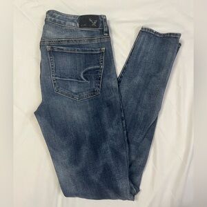 American Eagle Outfitters Dark Blue Skinny Jeans